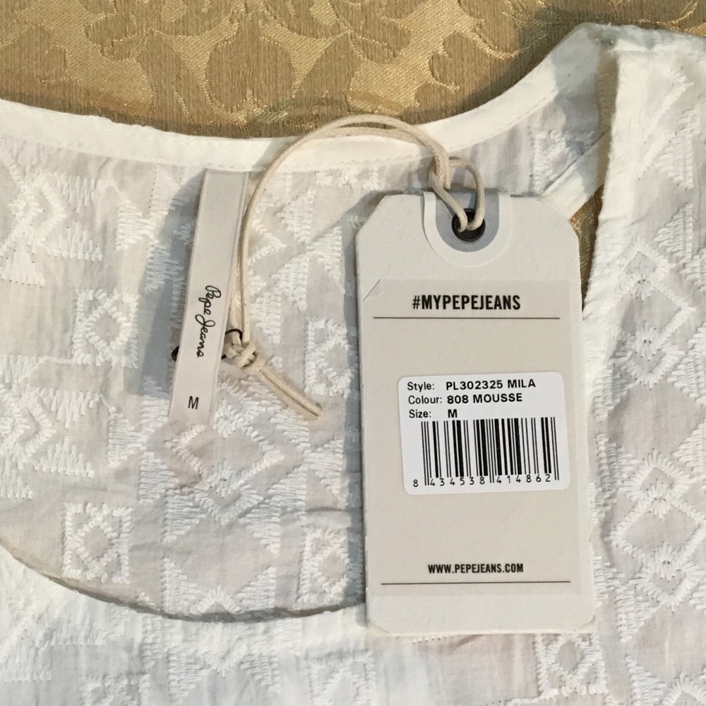 NWT { Pepe Jeans } “Mila” Blouse - Picture 8 of 8